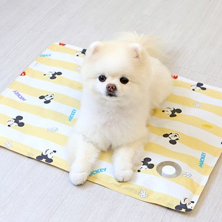 이츠독 반려동물 디즈니 프레쉬 쿨젤 매트, 미키 옐로우, 1개