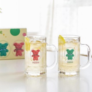 Withwit 芥末熊高球杯 400毫升 2入組, 1組