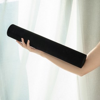 다이어트학교 EVA 폼롤러 필라테스 스트레칭 마사지 소프트 미니 폼롤러, 블랙, 1개