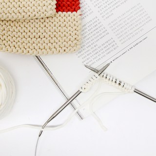 高級金屬輪針 + 毛線縫針套組 4.5mm