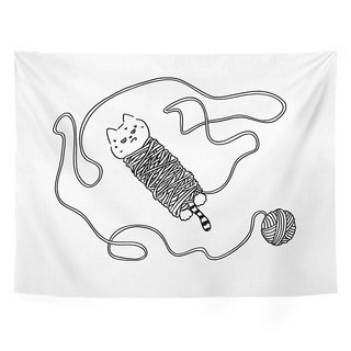 하루재 홈 패브릭 포스터, 13 캣츠모