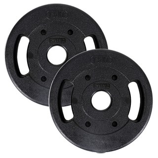 ALEAF 動態重量槓鈴片 50mm用, 2個, 7.5kg, 黑色