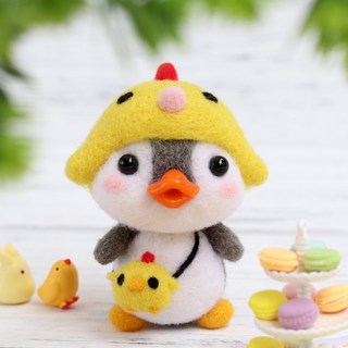 Healingcare 羊毛氈針氈DIY套組, 1套, 24 企鵝 雞