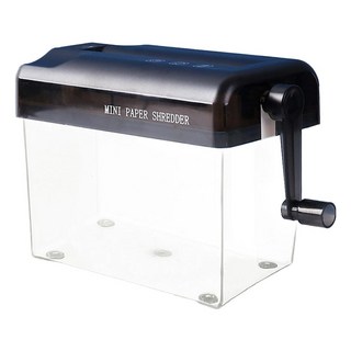 Madakkumi 手動文件碎紙機 小型家用辦公室用碎紙機, 黑色, 單品