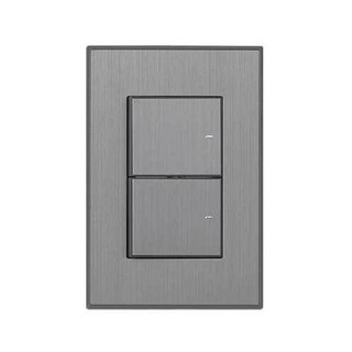 TILINS 1路2開關 深灰色, 1個