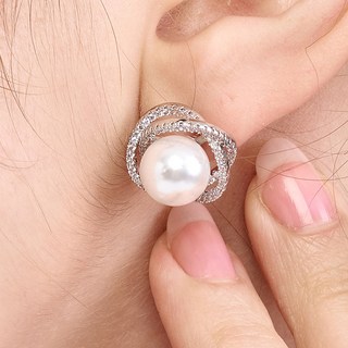 St Scott 女士珍珠耳環 STJ-ES1648 1對