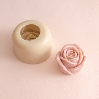 Angle Thing 膏藥製作空氣清新劑矽膠模具豐滿玫瑰2p, 單一顏色