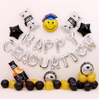 市集感性 祝 畢業 派對裝飾組合包 type 7, 混色, 1套