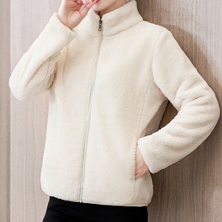 MarketA 女款冬季柔軟搖粒絨拉鍊外套 O24FW3-A1342