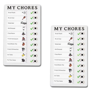 Madakkumi 日程計畫清單板 每日計畫表 習慣養成板, 01白色, 1組