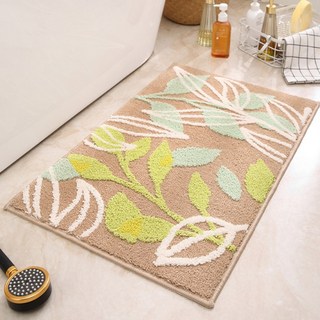 Sonio Leaf 防滑廚房浴室地墊, 16 小森林
