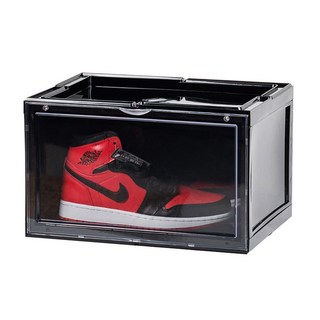 側開磁性收納鞋盒, 04黑色, 1個