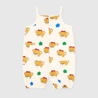 Milk Baby 幼兒星之國泰迪熊帽棉質吊帶褲