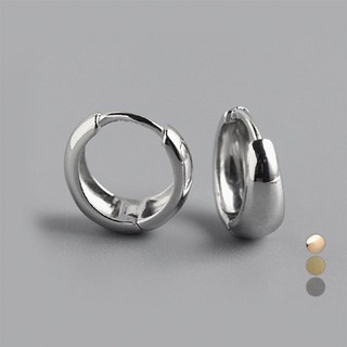 gelluna 女款 大膽一鍵式環形耳環 P-222