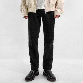 男士修身直筒後鬆緊帶九分西裝褲 P3103