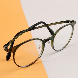 BEIMA 牛角框 Ultem 圓形 UT102 抗藍光眼鏡+ ZEISS 藍光防護鏡片