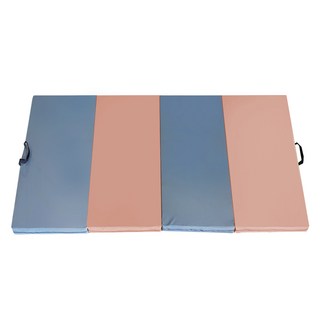 FDW 4層兒童摺疊墊, 夢幻粉藍