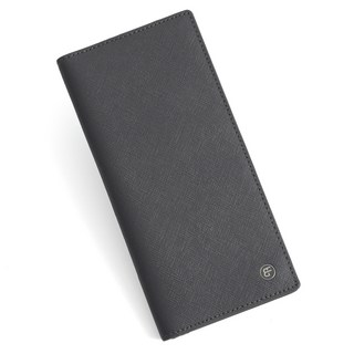 BLANC FLEUR 牛皮徽章長夾