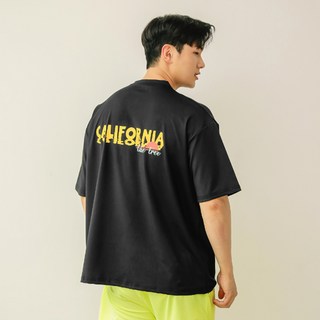 Tubetree 男士寬鬆版型皮疹防護上衣 A7206, 黑色