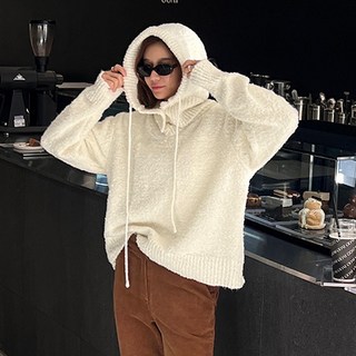 NANING9 女款 Conmove 巴拉克拉瓦頭套 針織