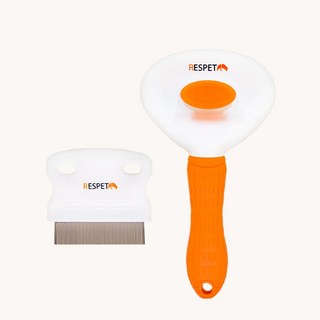 Respet 全效合一雙面寵物刷, 混色, 1組