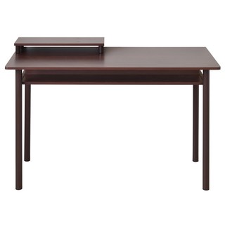 HOPMA 合馬家具 多功能巧收圓腳工作桌 E-D320BR-R, 胡桃木