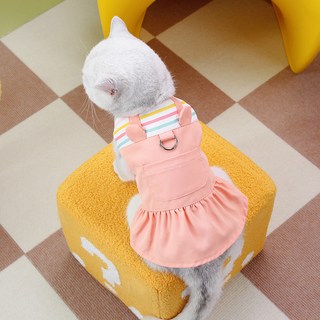 ArtiPet 方領兔子牽引洋裝, 1個, 粉紅色