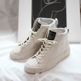 Pai 女款皮革增高馬丁靴運動鞋 3.6cm P144