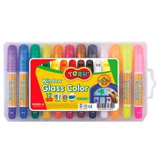 TORU 窗戶玻璃彩繪凝膠筆, 1個, 多色