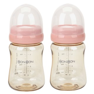 Dailylike BonBon PPSU奶瓶 200ml 2入, 無奶嘴, 粉色