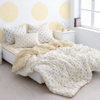 노스 코코 워싱 마이크로 먼지없는 사계절 차렵이불 + 패드 SS + 베개커버 세트