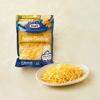 크래프트 슈레드 트리플 체다 치즈, 226g, 1개, 1개입
