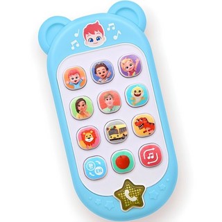 pinkfong 碰碰狐 Bebefinn 童謠手機音樂玩具, 混和顏色, 寶寶啟蒙音樂玩具, 1個
