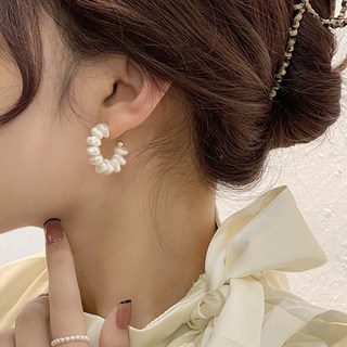 gelluna 女性S925優雅淡水珍珠亮點耳環 PS-06