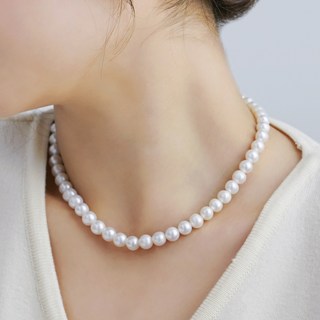 Monoliz 女用 14K 8mm 珍珠項鍊