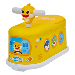 YAYA Pinkfong 鯊魚寶寶學步車, 1個, 黃色