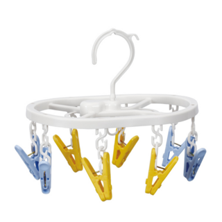 KOKUBO 小久保 橢圓形小物曬衣夾8夾 23.5 x 15.5 x 3cm, 1個