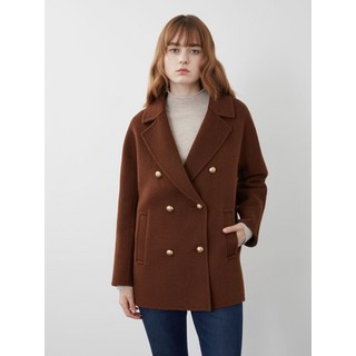 Olivia Lauren 女款雙排扣短版大衣 VVCEA3W9471