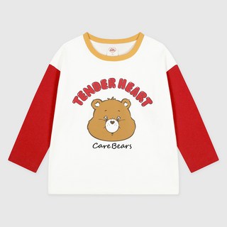 Care Bears 兒童款 Tenderheart Bear 寬鬆版拼色 T恤