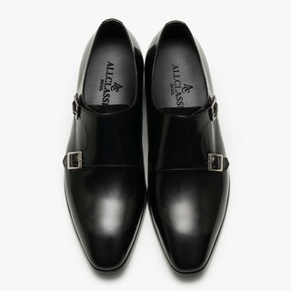 ALLCLASSIC Adore 全裁片雙孟克帶皮鞋 bx ALC017