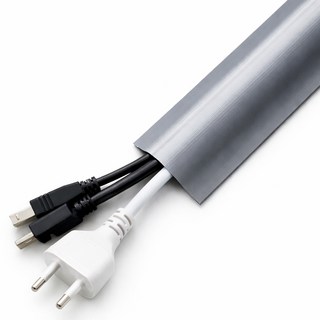 주식회사아텍스 잘라쓰는 전선 케이블 몰딩, 그레이, 1개