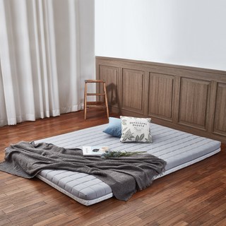 THERIX HOME 睡眠床墊 + 床罩組, 8cm, 灰色