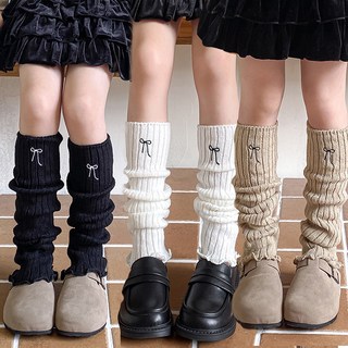 Uvely 女童 Riho 蝴蝶結針織襪套 3件組