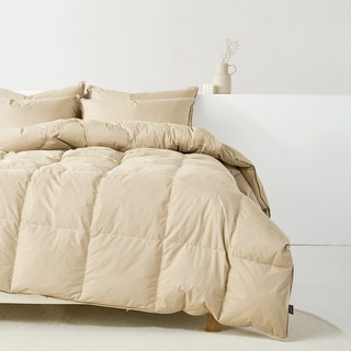 la pomme Opole 四季通用 鵝絨被 1kg, 燕麥米色