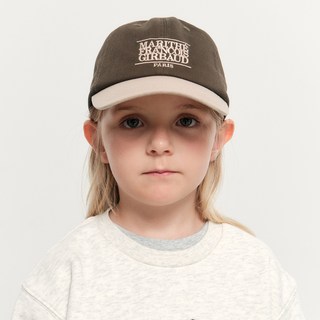 MaritheFrancoisGirbaud 兒童款 CLASSIC LOGO 雙色帽