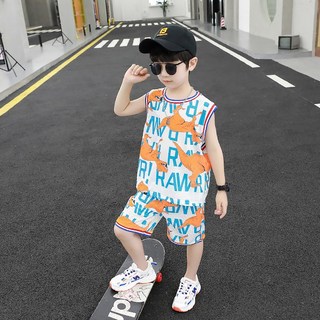 BEBENIZ 男童恐龍圖案背心+褲子