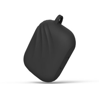 Ilecto Apple AirPods Pro 矽膠設計保護殼, APDC-BK, 黑色