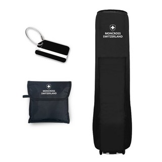 MONCROSS SWITZERLAND 高爾夫球袋航空保護套, 黑色