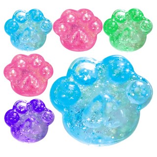 糖膠貓爪捏捏樂, 6個, 隨機出貨
