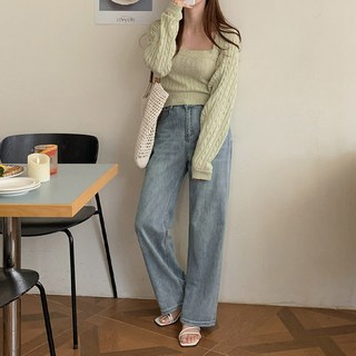 AnotherTWEE 女款 Decain 寬版牛仔褲 tje0428